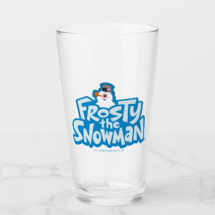 Verre Frosty the Snowman™   Logo empilé gelé