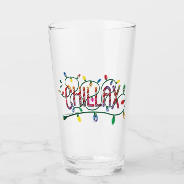 Verre Frosty the Snowman™ | Lumières de vacances "Chilla (Devant)