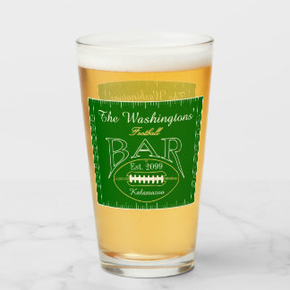 Verre Fun American Football Bar Boire Bière Pint Bière