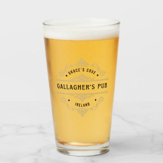 Verre Galagher's Pub Pint Glass