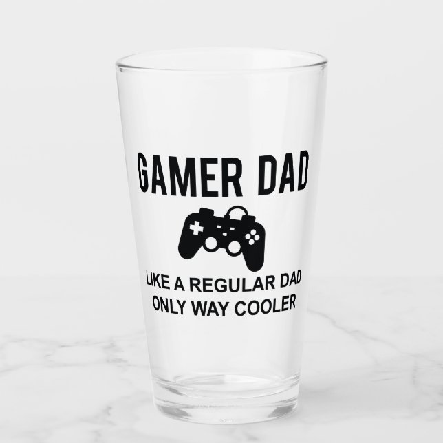 Verre Gamer Papa Comme Un Père Régulier Seulement Way Gl (Devant)