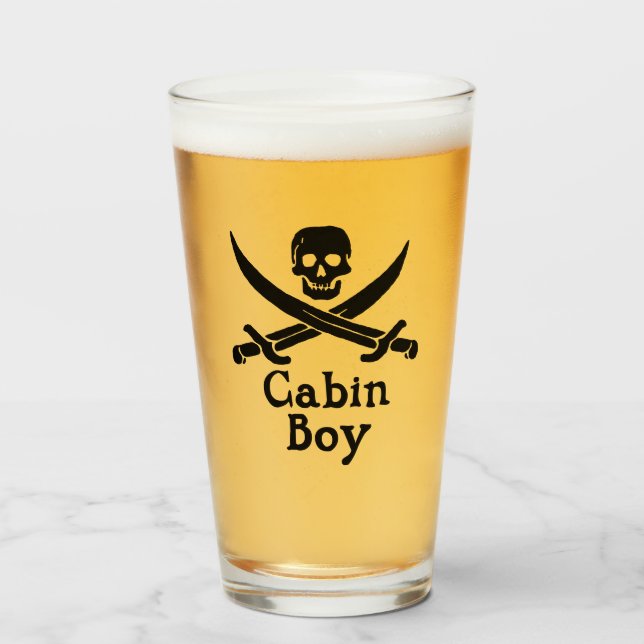 Verre Garçon cabine (Devant (rempli))