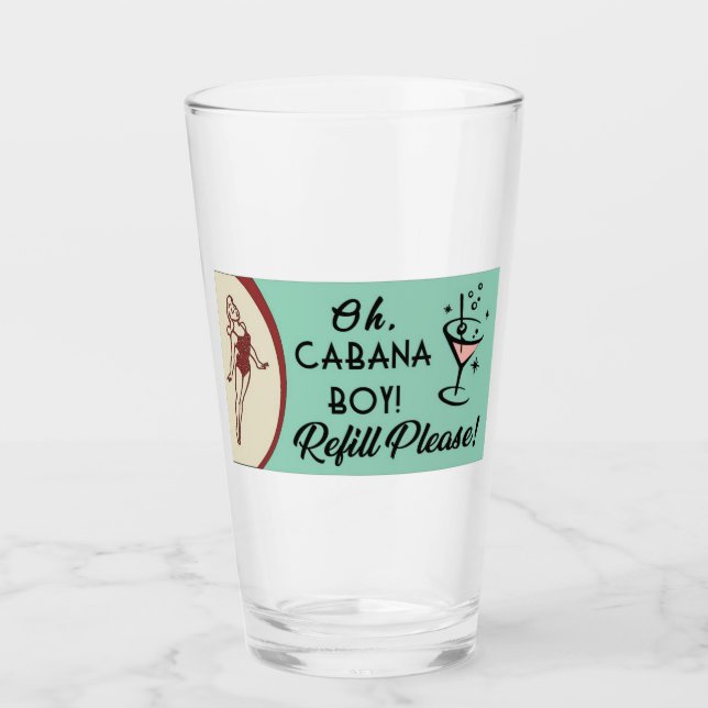Verre Garçon de cabane (Devant)
