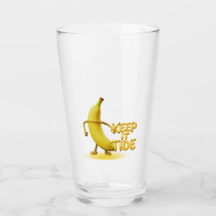 Verre Gardez-le Tide – Typographie drôle de banane Minim