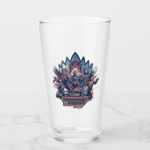 Verre Gardiens de la Galaxie Équipe Chargée avec Logo