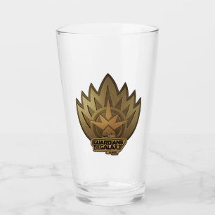 Verre Gardiens de la Galaxie Insigne Doré