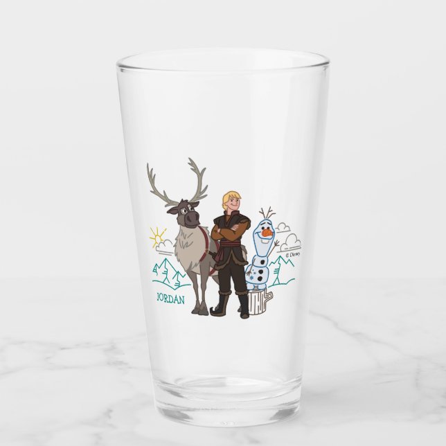 Verre Gelé 2| Sven, Kristoff et Olaf (Devant)