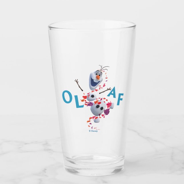 Verre Gelée 2 : Olaf Dans La Brise (Devant)