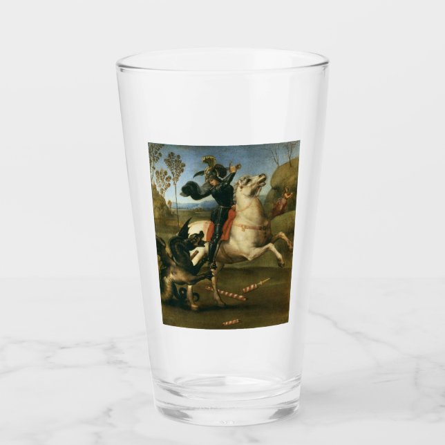 Verre George et le Dragon (par Raphael) (Devant)