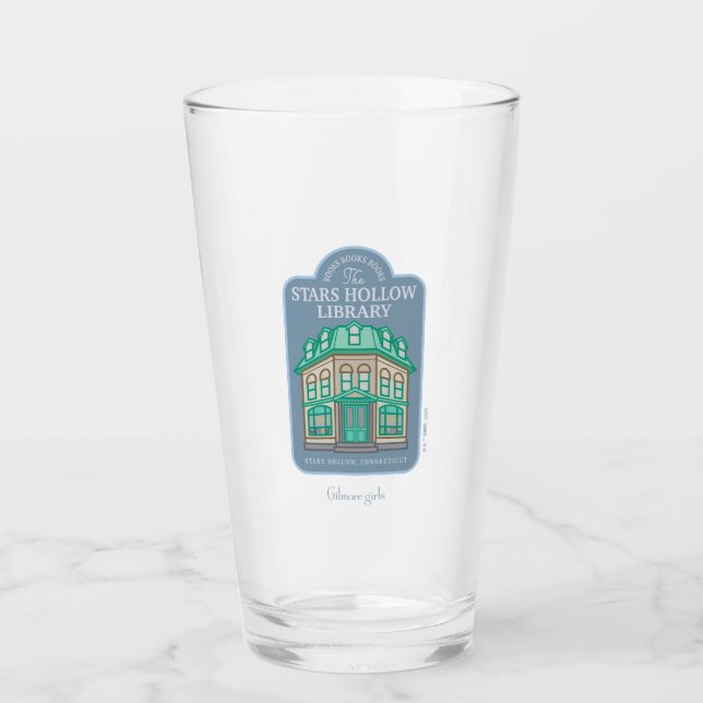Verre Gilmore Girls | Bibliothèque Stars Hollow (Devant)