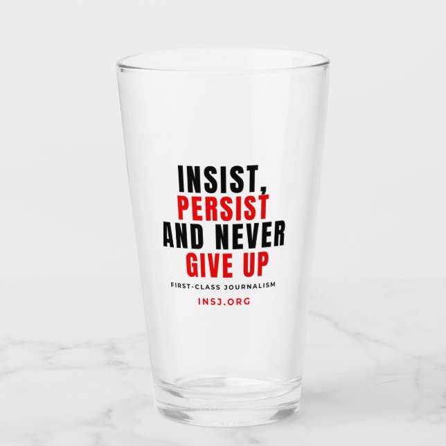 Verre Glass Cup - Never Stop (Devant)