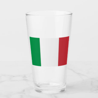 Verre Glass Tumbler Italy Flag 16 onz