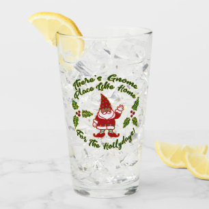 Verre Gnome Place Like Home for Holidays! Logiciel cadea