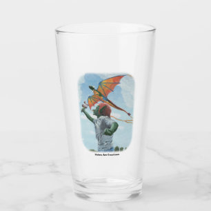 Verre Goblin Flying Rainbow Dragon Imaginaire Art Coupe