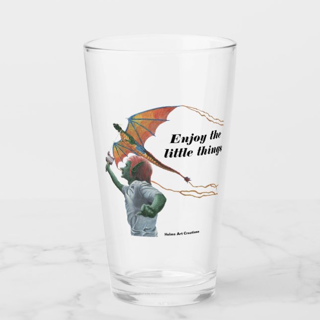 Verre Goblin volant Dragon Imaginaire de cerf-volant Boi (Devant)