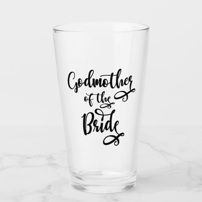Verre Godmère de la mariée (Devant)