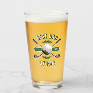 Verre Golf & Ball Best Papa Traversé Par Par