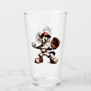 Verre Goofy Cat Baseball Pitcher Monte