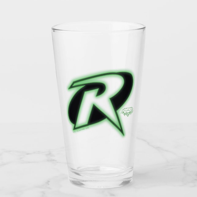 Verre Gotham Knights Robin Logo (Devant)