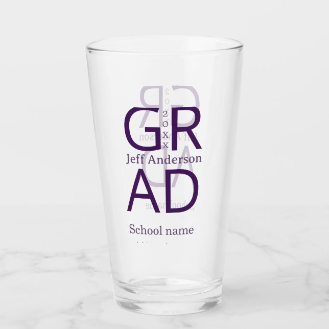 Verre Grad typography modern graduation simple minimal c (Devant)