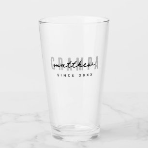 Verre Grampa Moderne Élégante Fête des pères simple
