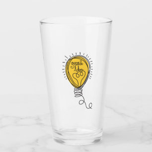 Verre Grande idée   Ampoule de pensée