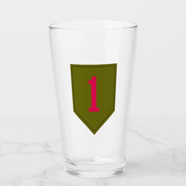 Verre Grande pinte rouge (Devant)