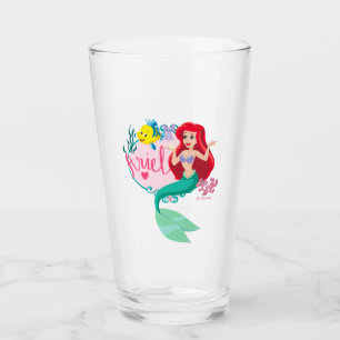 Verre Graphique Ariel Avec Le Nom Du Fond