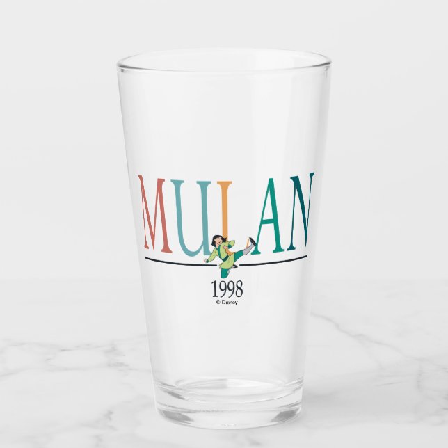 Verre Graphique de Mulan 1998 (Devant)