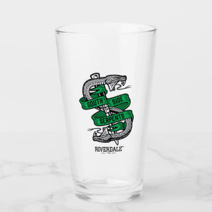 Verre Graphique des serpents du côté sud
