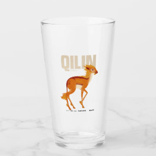 Verre Graphique Vintage Qilin