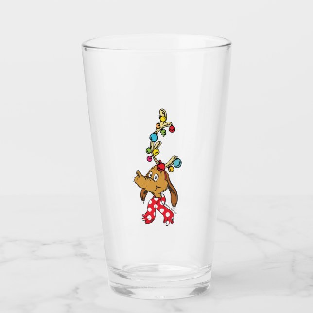 Verre Grinch classique | Max - Joyeuses fêtes (Devant)