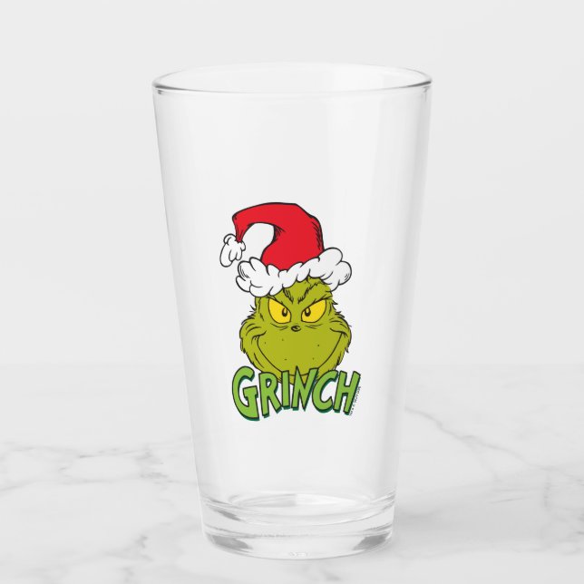Verre Grinch classique | Naughty ou Nice (Devant)