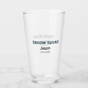 Verre Groom Squad garçon d'honneur enterrement de vie de
