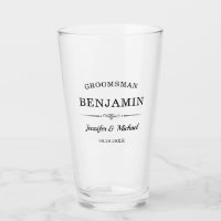 Groomsmen Personnalisé Cadeau Élégant Bière de mar