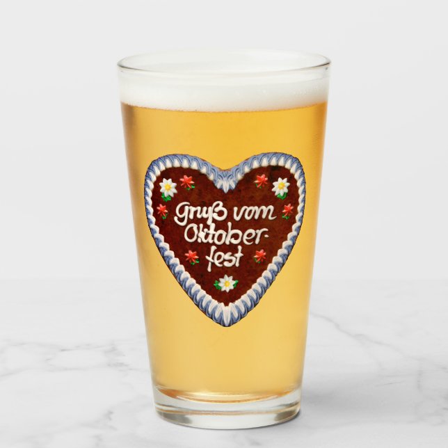 Verre Gruss vom Oktoberfest (Devant (rempli))