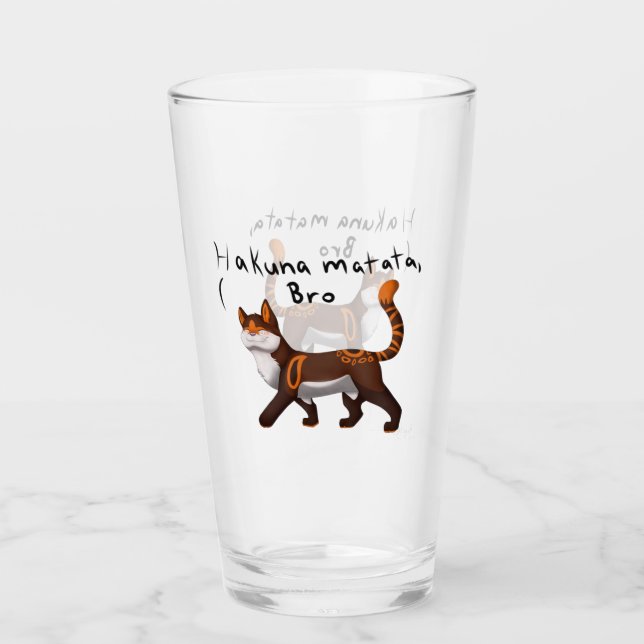 Verre Hakuna Matata, Bro (Devant)