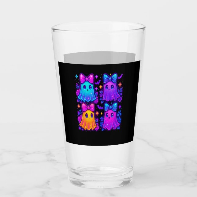 Verre Halloween Coquette Iridescente (Devant)