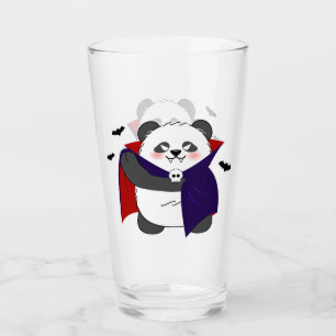 Verre Halloween Cute Baby Panda Dracula Vampire