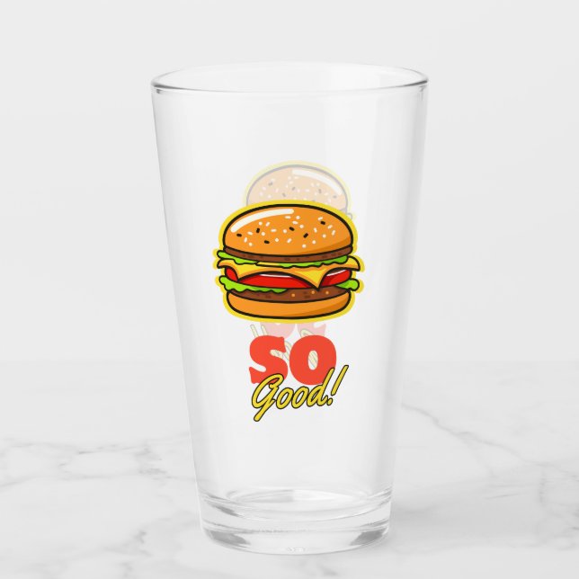 Verre Hamburger Si Bien ! (Devant)