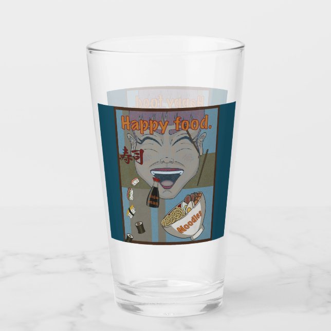 Verre Happy food (Devant)