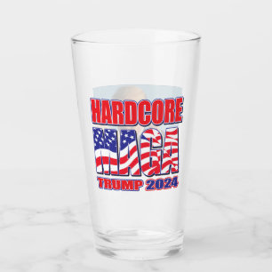 Verre Hardcore MAGA Trump 2024
