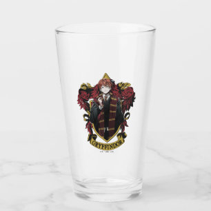 Verre HARRY POTTER™   Anime Ron Weasley House Crest
