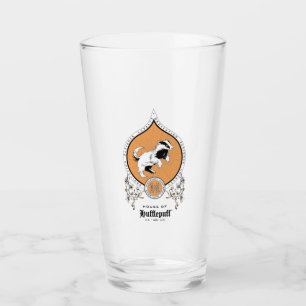 Verre HARRY POTTER™   Délicat croquis HUFLEPUFF™ Crest