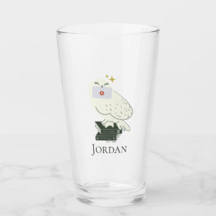 Verre Hedwig avec lettre dessin fantaisiste