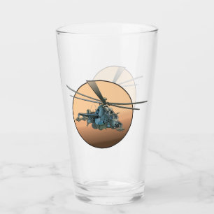 Verre Hélicoptère de dessin