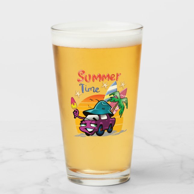 Verre Heure d'été (Devant (rempli))
