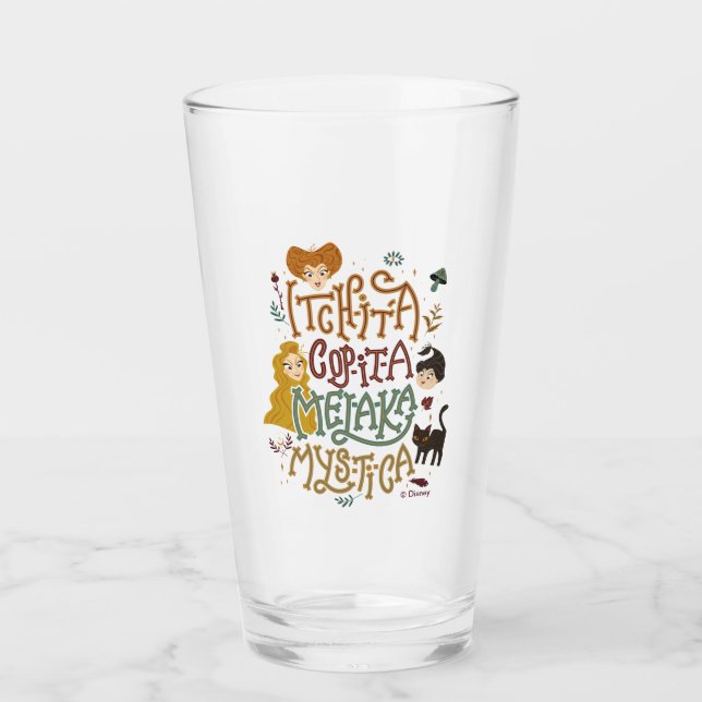 Verre Hocus Pocus Mystique Spell Incantation (Devant)