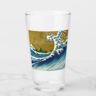 Verre Hokusai Big Wave Japon Art japonais