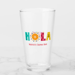 Verre HOLA ! Tapas Business noms et logos modifiables